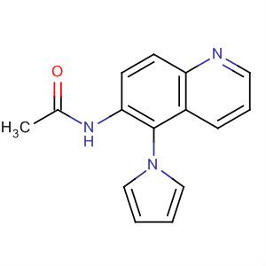 Acetamide, N-[5-(1H-pyrrol-1-yl)-6-quinolinyl]- molecular structure