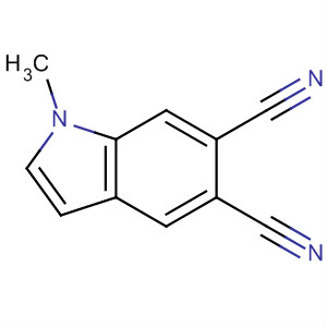 1H-Indole-5,6-dicarbonitrile, 1-methyl- molecular structure