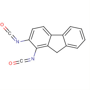 9H-Fluorene, diisocyanato- molecular structure