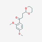 2,4-DIMETHOXY-3-(1,3-DIOXAN-2-YL)PROPIOPHENONE