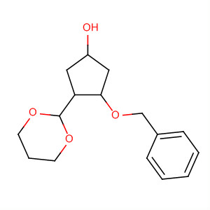 Cyclopentanol, 3-(1,3-dioxan-2-yl)-4-(phenylmethoxy)-