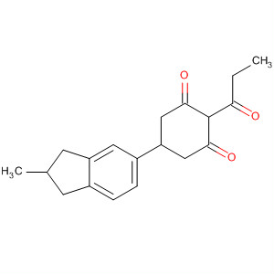 1,3-Cyclohexanedione,5-(2,3-dihydro-2-methyl-1H-inden-5-yl)-2-(1-oxopropyl)-