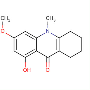 9(2H)-Acridinone, 1,3,4,10-tetrahydro-8-hydroxy-6-methoxy-10-methyl- molecular structure