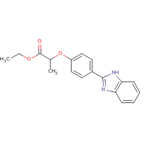 Propanoic acid, 2-[4-(1H-benzimidazol-2-yl)phenoxy]-, ethyl ester