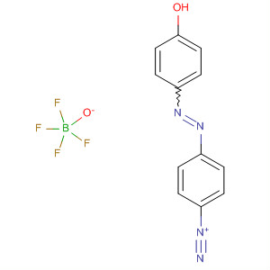 Benzenediazonium, 4-[(4-hydroxyphenyl)azo]-, tetrafluoroborate(1-) molecular structure