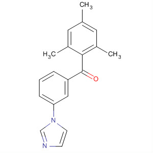 Methanone, [3-(1H-imidazol-1-yl)phenyl](2,4,6-trimethylphenyl)- molecular structure