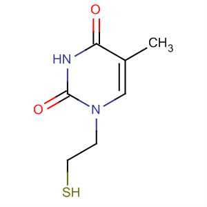 2,4(1H,3H)-Pyrimidinedione, 1-(2-mercaptoethyl)-5-methyl- molecular structure