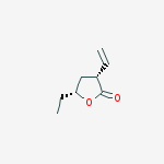 2(3H)-Furanone, 3-ethenyl-5-ethyldihydro-, cis- molecular structure