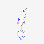 N-methyl(5-(pyridin-4-yl)isoxazol-3-yl)methanamine