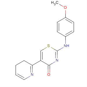 4H-Pyrido[3,2-e]-1,3-thiazin-4-one, 2-[(4-methoxyphenyl)amino]- molecular structure