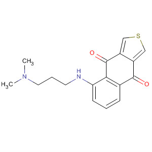 5-{[2-(dimethylamino)ethyl](methyl)amino}naphtho[2,3-c]thiophene-4,9-dione molecular structure