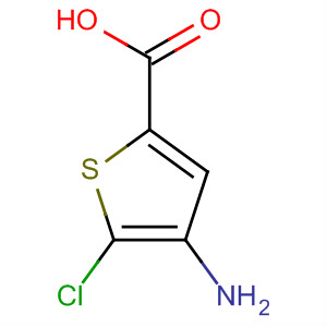 2-Thiophenecarboxylic acid, 4-amino-5-chloro- molecular structure