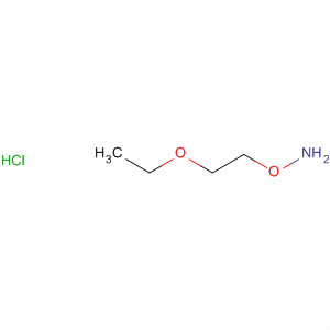 Hydroxylamine, O-(2-ethoxyethyl)-, hydrochloride molecular structure