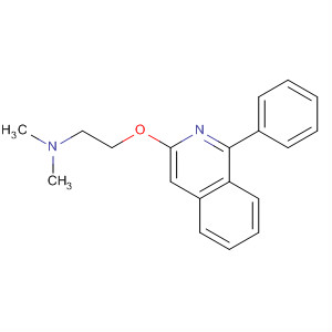 Ethanamine, N,N-dimethyl-2-[(1-phenyl-3-isoquinolinyl)oxy]- molecular structure