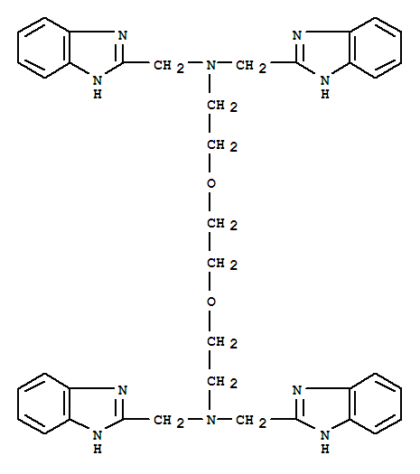 N,N,N,N-tetrakis(2-benzimidazolylmethyl)-1,4-diethylene amino glycol ether