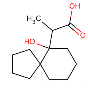 Spiro[4.5]decane-6-acetic acid, 6-hydroxy-a-methyl- molecular structure