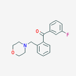 3-FLUORO-2-MORPHOLINOMETHYL BENZOPHENONE