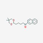 5-(5,5-DIMETHYL-1,3-DIOXAN-2-YL)-2-VALERONAPHTHONE molecular structure