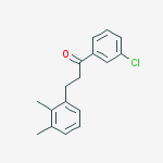 3-CHLORO-3-(2,3-DIMETHYLPHENYL)PROPIOPHENONE molecular structure