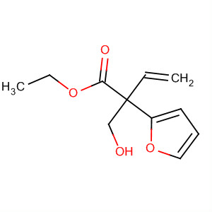 2-Furanpropanoic acid, a-ethenyl-b-hydroxy-, ethyl ester molecular structure