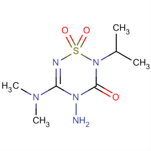 2H-1,2,4,6-Thiatriazin-3(4H)-one,4-amino-5-(dimethylamino)-2-(1-methylethyl)-, 1,1-dioxide molecular structure