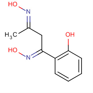 1,3-Butanedione, 1-(2-hydroxyphenyl)-, dioxime, (E,E)- molecular structure