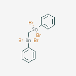 methanediylbis[dibromo(phenyl)stannane] molecular structure