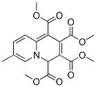 7-Methyl-4H-quinolizine-1,2,3,4-tetracarboxylic acid tetramethyl ester molecular structure