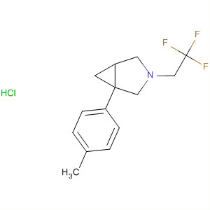 3-Azabicyclo[3.1.0]hexane, 1-(4-methylphenyl)-3-(2,2,2-trifluoroethyl)-,hydrochloride