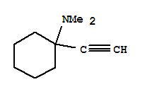 Cyclohexanamine,1-ethynyl-N,N-dimethyl- molecular structure