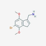 6-bromo-4,7-dimethoxy-1H-Indene-3-methanamine