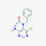 N-(4-amino-6-chloropyrimidin-5-yl)-N-benzylformamide