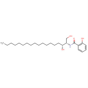 Benzamide,2-hydroxy-N-[(1S,2R)-2-hydroxy-1-(hydroxymethyl)heptadecyl]- molecular structure