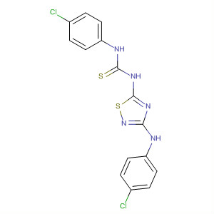 Thiourea,N-(4-chlorophenyl)-N'-[3-[(4-chlorophenyl)amino]-1,2,4-thiadiazol-5-yl]-