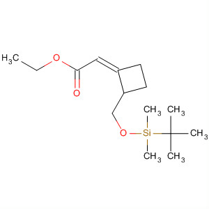Acetic acid,2-[2-[[[(1,1-dimethylethyl)dimethylsilyl]oxy]methyl]cyclobutylidene]-, ethylester, (2Z)-