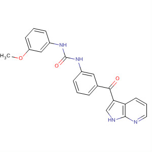 Urea,N-(3-methoxyphenyl)-N'-[3-(1H-pyrrolo[2,3-b]pyridin-3-ylcarbonyl)phenyl]-