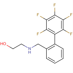 Ethanol, 2-[[(2,3,4,5,6-pentafluorophenyl)phenylmethyl]amino]- molecular structure