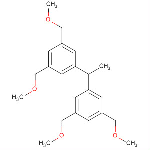 Benzene, 1,1'-ethylidenebis[3,5-bis(methoxymethyl)- molecular structure