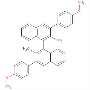 1,1'-Binaphthalene, 3,3'-bis(4-methoxyphenyl)-2,2'-dimethyl-, (1R)- molecular structure