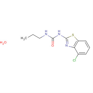 Urea, N-(4-chloro-2-benzothiazolyl)-N'-propyl-, hydrate (1:1)