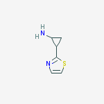 Cyclopropanamine,  2-(2-thiazolyl)- molecular structure