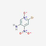 6-Bromo-4-nitro-1-oxypyridin-3-ylamine molecular structure
