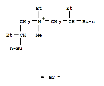 ethylbis(2-ethylhexyl)methylammonium bromide molecular structure