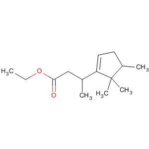 3-Cyclopentene-1-butanoic acid, 2,2,3-trimethyl-, ethyl ester, (R)- molecular structure