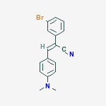 (2Z)-2-(3-bromophenyl)-3-[4-(dimethylamino)phenyl]prop-2-enenitrile