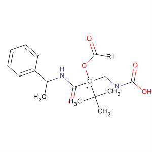 Carbamic acid, methyl[2-oxo-2-[(1-phenylethyl)amino]ethyl]-,1,1-dimethylethyl ester, (R)- molecular structure
