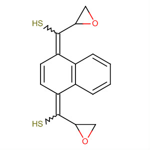 Oxirane, 2,2'-[1,4-naphthalenediylbis(thiomethylene)]bis- molecular structure