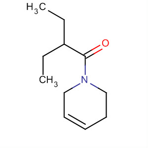 Pyridine, 1-(2-ethyl-1-oxobutyl)-1,2,3,6-tetrahydro- molecular structure