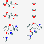 (e)-but-2-enedioic Acid;2-(diethylamino)-n-(5,11-dihydro-[1]benzoxepino[3,4-b]pyridin-11-yl)acetamide;trihydrate