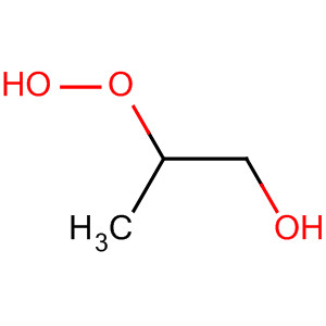 1-Propanol, 2-hydroperoxy- molecular structure
